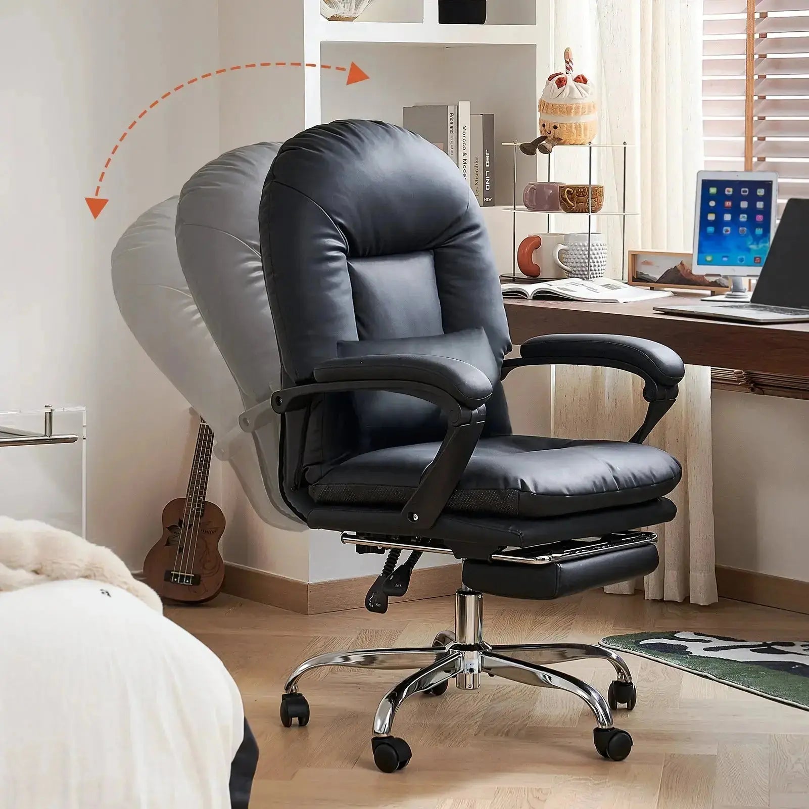 EMIAH C586 Ergonomic Ultra-Comfortable Office Chair with Foot Rest - EMIAH Store