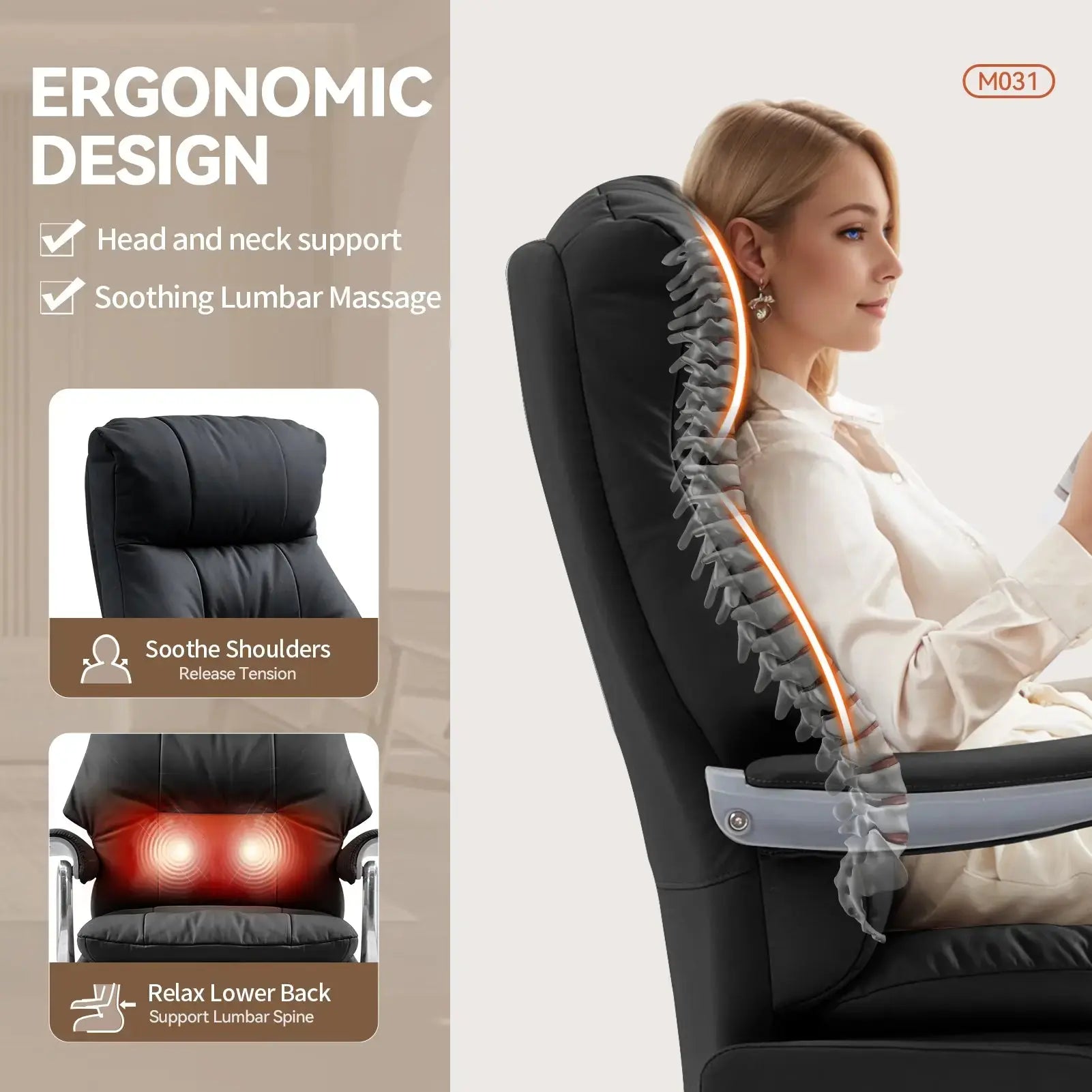 EMIAH MT031 Electric Smart Ergonomic Executive Office Chair EMIAH