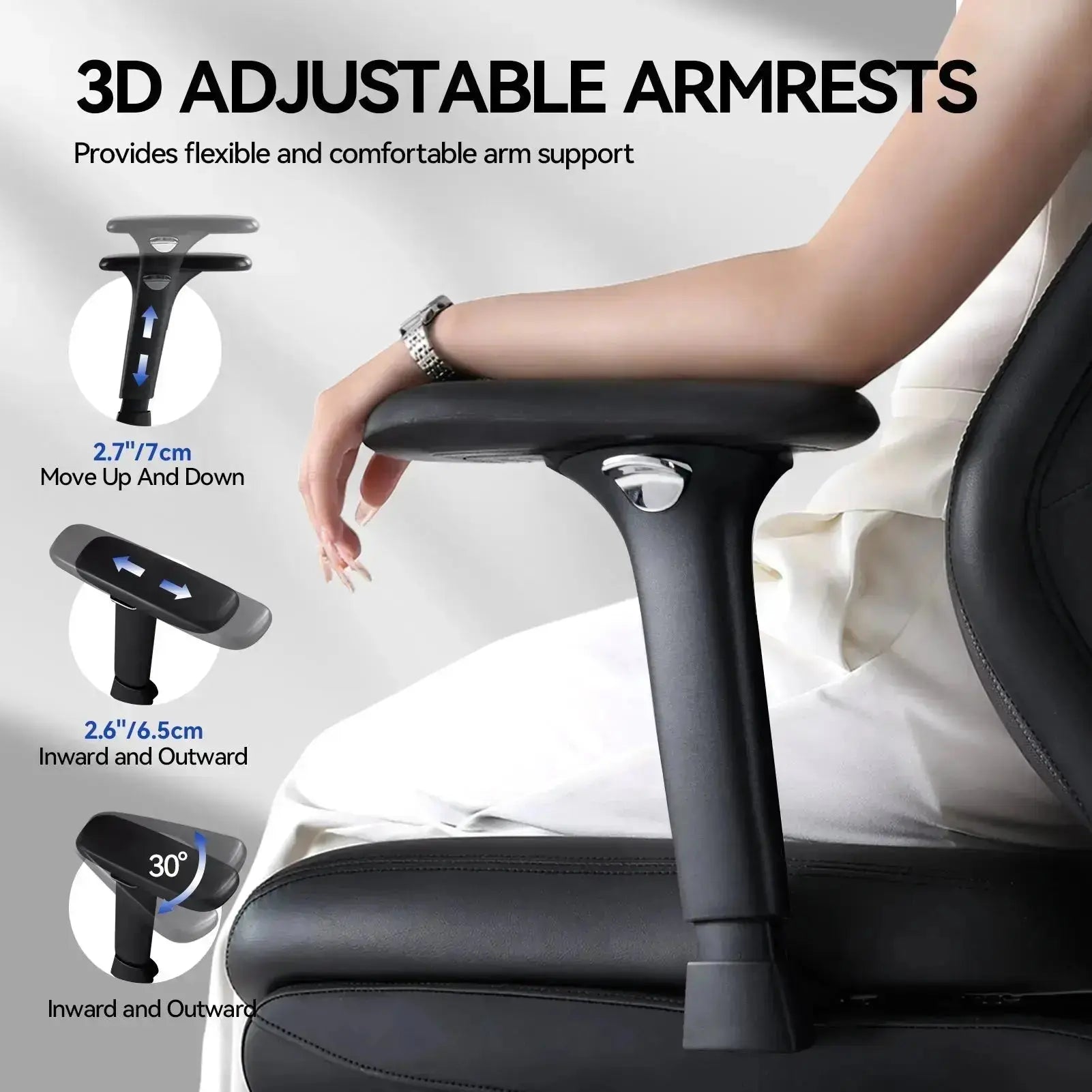 EMIAH GT100 Ergonomic Gaming Chair with Lumbar Support - EMIAH Store