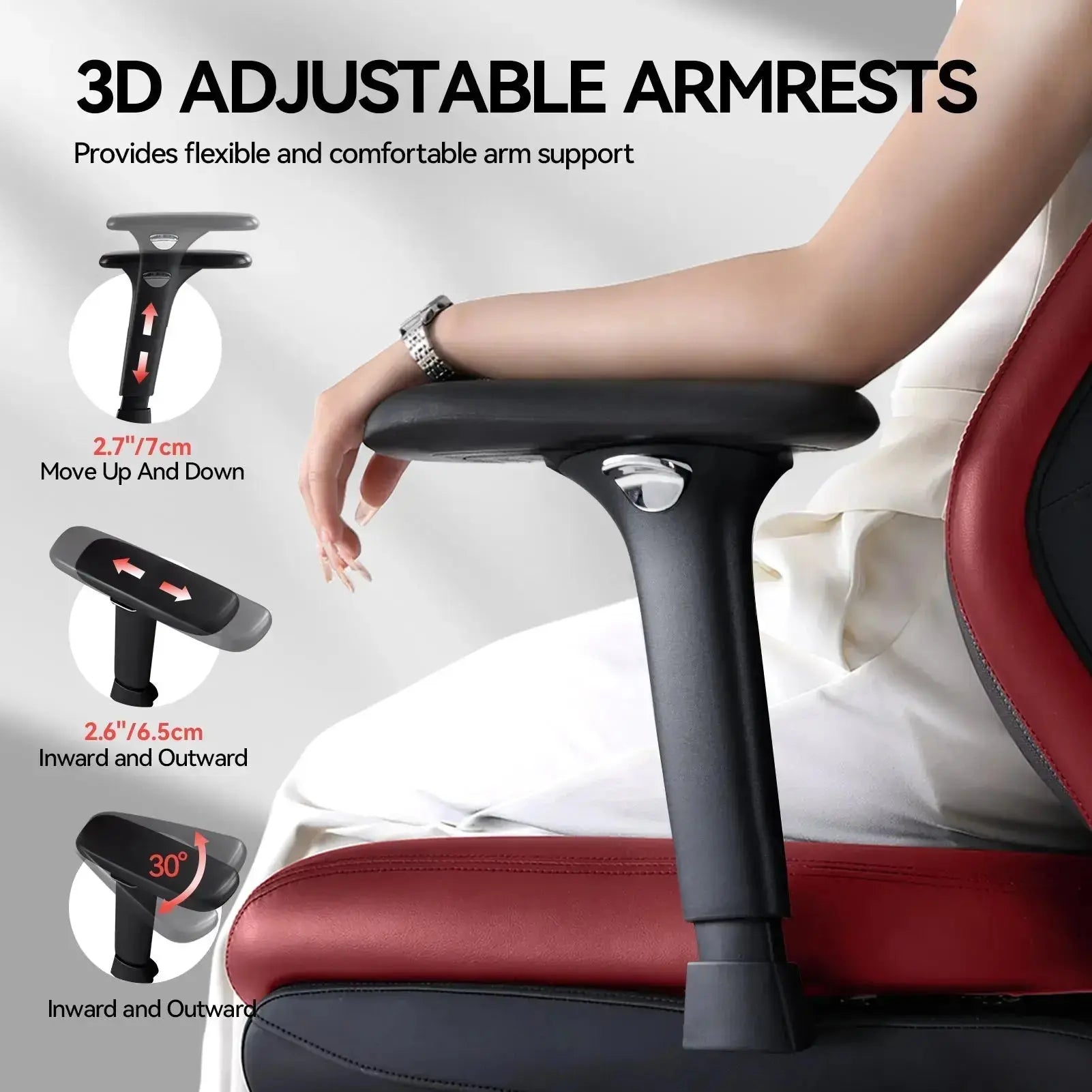 EMIAH GT100 Ergonomic Gaming Chair with Lumbar Support - EMIAH Store