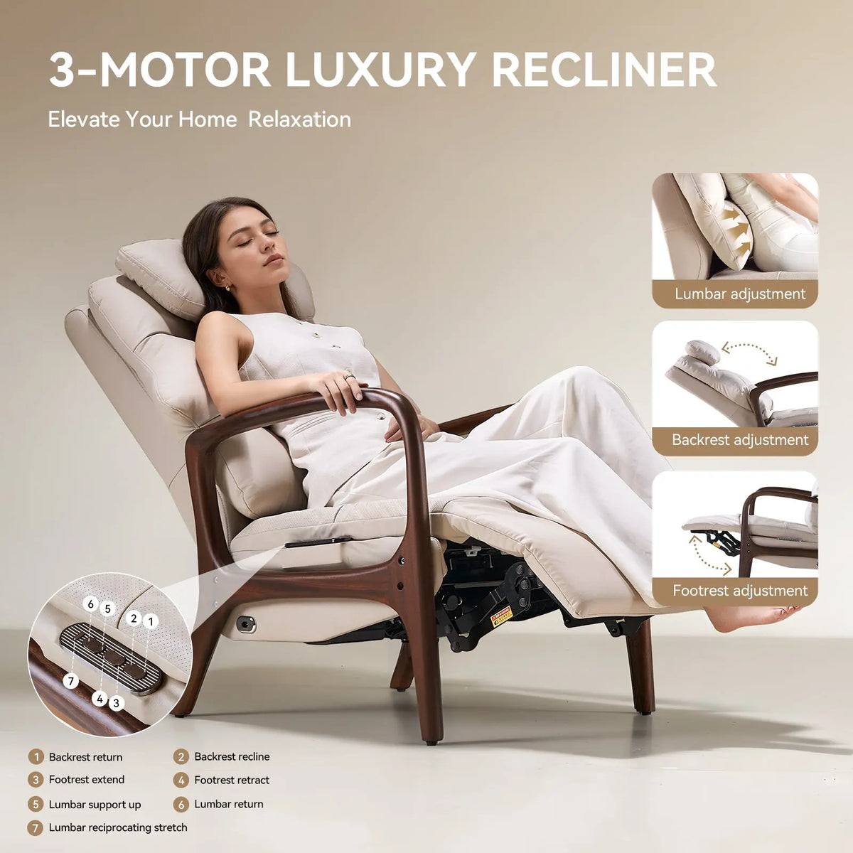 EMIAH M7 Power Recliner Chair - EMIAH Store
