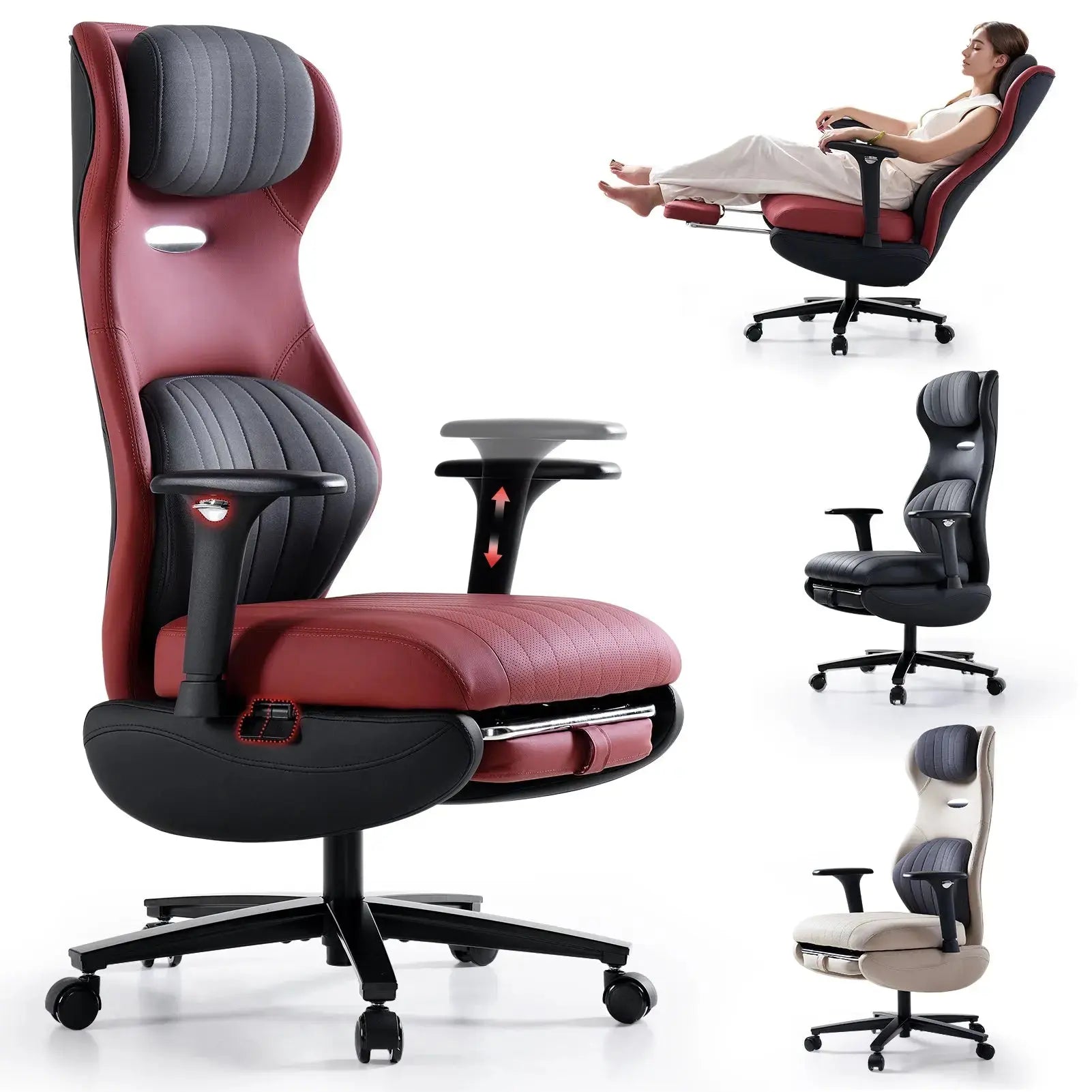 EMIAH GT100 Ergonomic Gaming Chair with Lumbar Support EMIAH