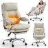 EMIAH C570 Office Chair with Footrest, Comfortable Desk Chair with Crossed Legs and Armrests EMIAH