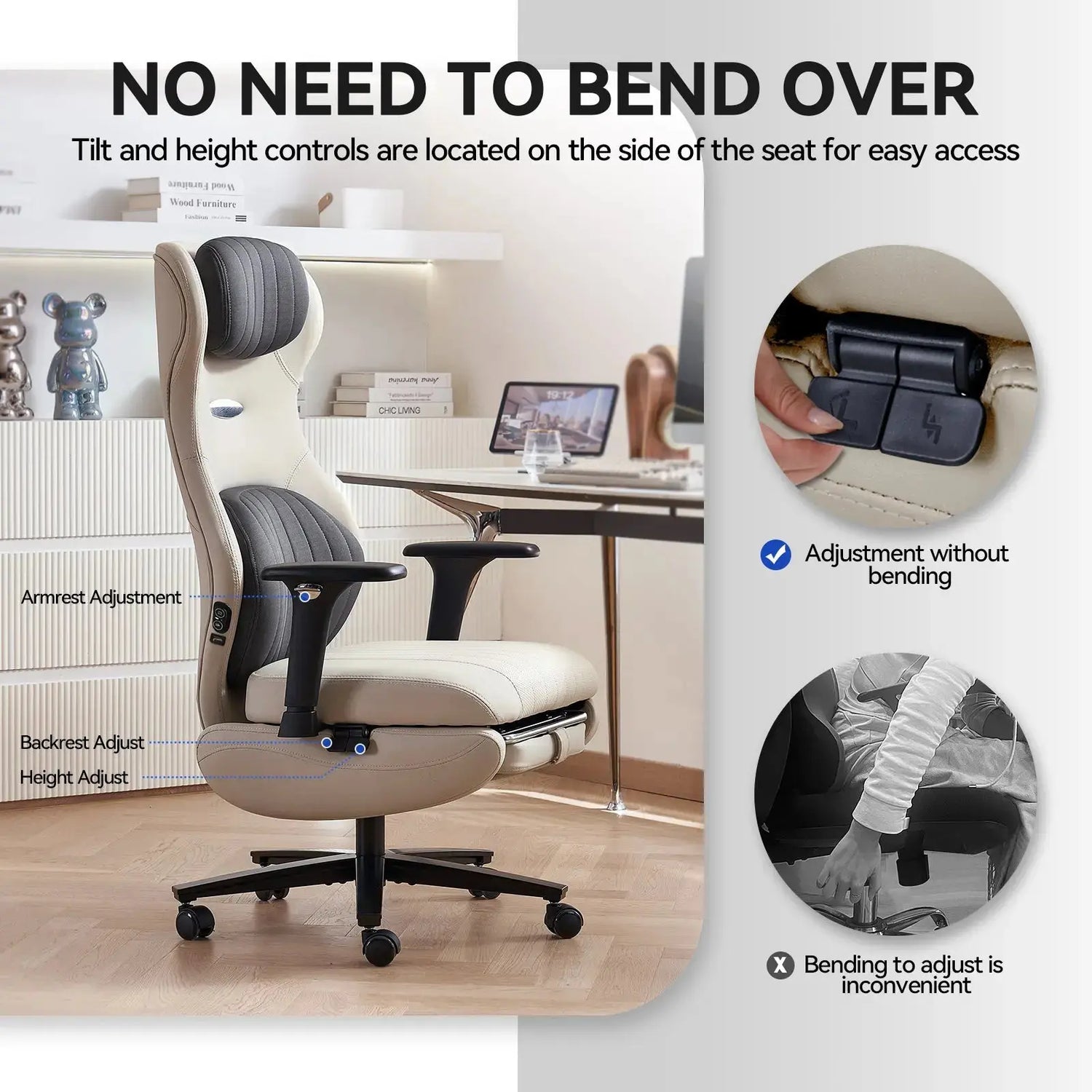 EMIAH GT100 Ergonomic Gaming Chair with Lumbar Support - EMIAH Store 