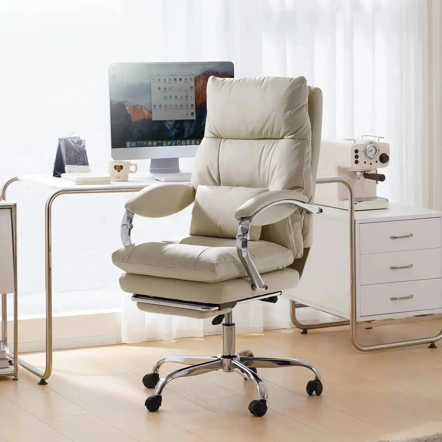 EMIAH C570 Comfortable Office Chair with Footrest - EMIAH Store 