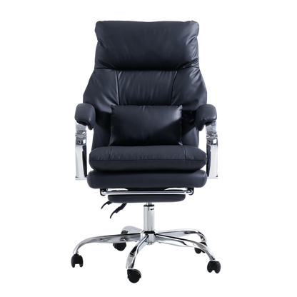 EMIAH C570 Comfortable Office Chair with Footrest Comfortable Desk Chair With Crossed Legs and Armrests EMIAH