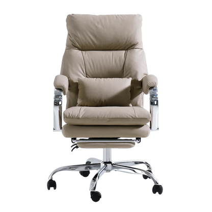EMIAH C570 Comfortable Office Chair with Footrest Comfortable Desk Chair With Crossed Legs and Armrests EMIAH
