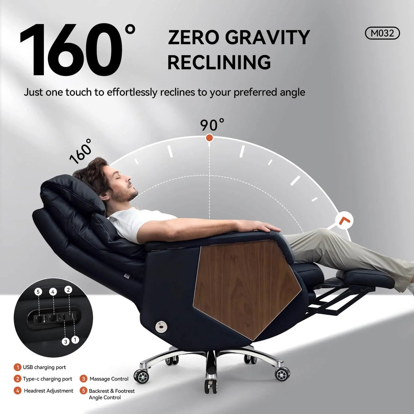 EMIAH MT032 Electric Smart Executive Office Chair EMIAH